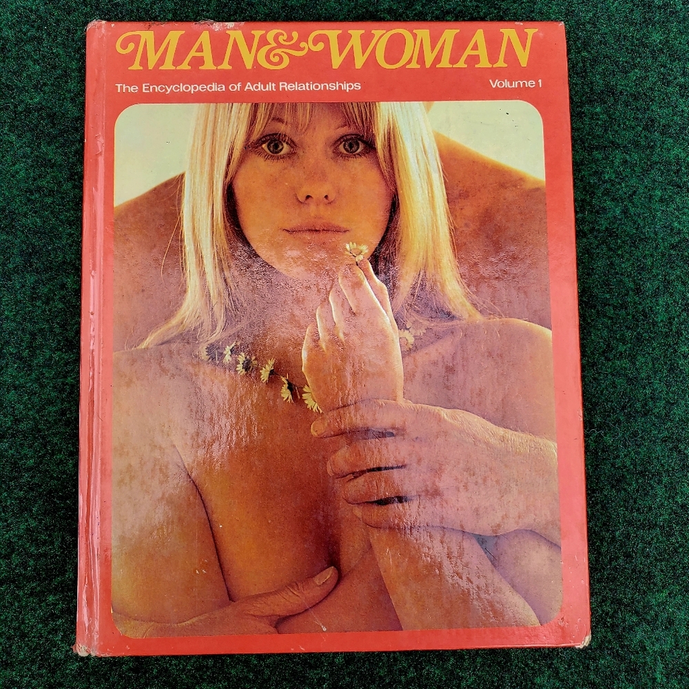 Encyclopedia Of Adult Relationships Man & Woman Volume 1 Hardcover Book Rare VTG